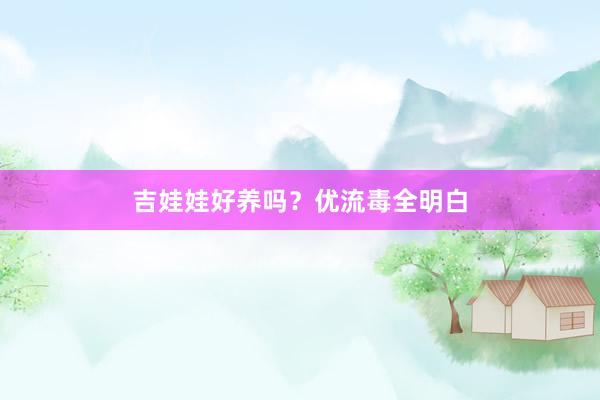 吉娃娃好养吗?优流毒全明白